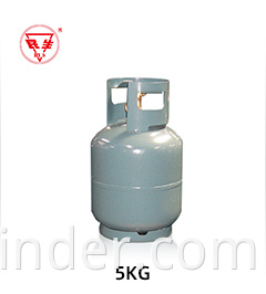 12.5kg Haiti Propangas-Gasflasche-Tank mit Ventil ISO ASME CE-Standard
